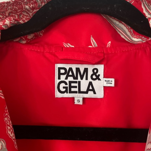 PAM & GELA Crop Bomber Jacket - Picture 3 of 14
